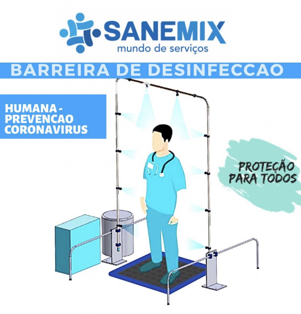 Arco de Desinfecção de Pessoas Sanemix