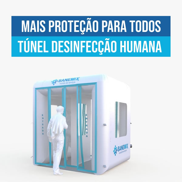 Túnel de desinfecção humana