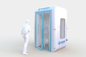 Túnel de desinfecção de pessoas